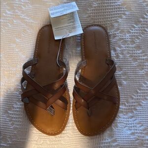 Brown Leather Sandals